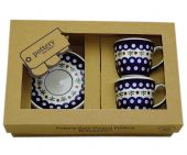 Set of caps - Polish pottery