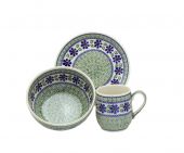 Set for breakfast - Polish pottery