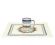 linen napkin - Polish pottery