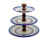 Cake stand - Polish pottery
