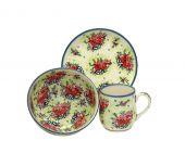 Set for breakfast - Polish pottery