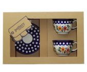 Set of caps - Polish pottery