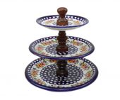 Cake stand - Polish pottery