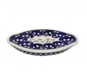 Plate for eggs - Polish pottery
