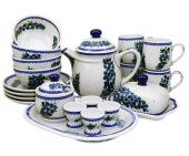 Set for breakfast - Polish pottery