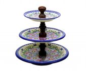 Cake stand - Polish pottery