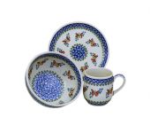 Set for breakfast - Polish pottery