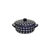 saucepan with a cover - Polish pottery