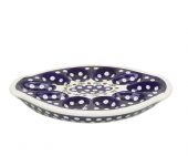 Plate for eggs - Polish pottery