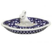 Plate for eggs - Polish pottery
