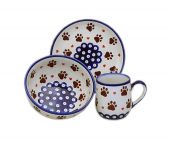Set for breakfast - Polish pottery